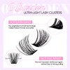WENDY Cluster Eyelash Extensions Wispy Individual Eyelashes 10-18MM D Curl