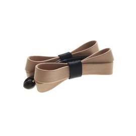 [ヴxante-nu] vingtaine Bi-Color Bow Banana Clips Small Hair Accessories H – 443 - biege