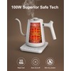Gooseneck Electric Tea Kettle Pour-Over Kettle for Coffee, with 5