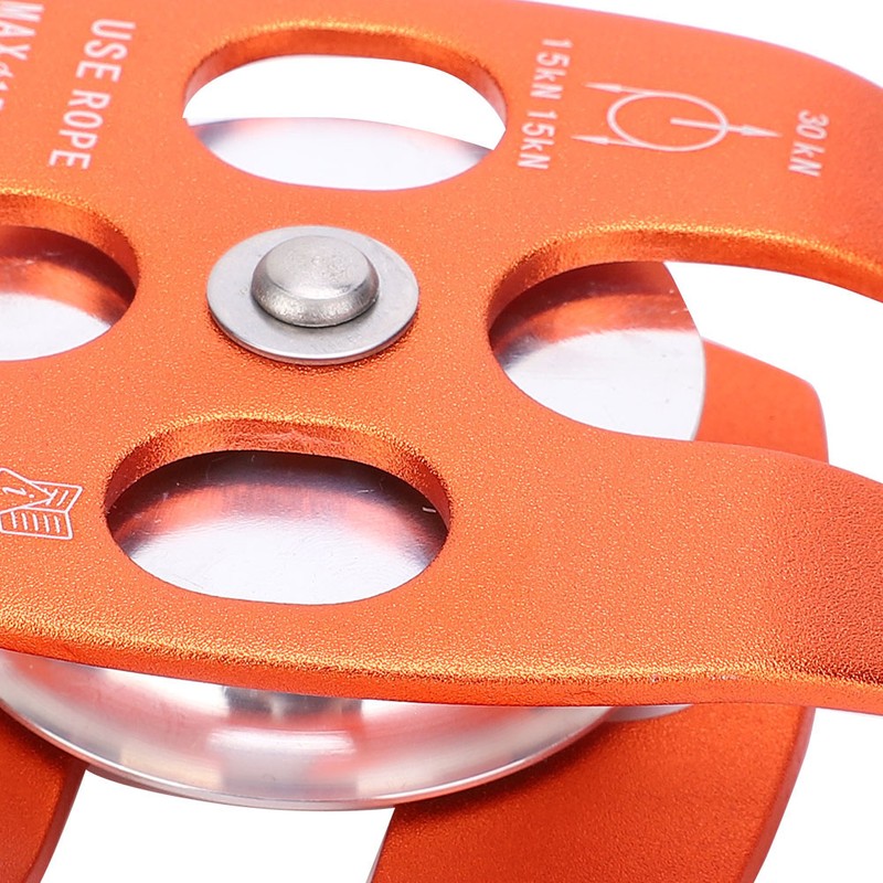 30KN Large Single Pulley Bearing Sheave Sliding Side Plate for
