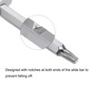 sourcing map T15 Sliding T-Handle Torx Star Wrench for T