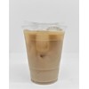 DHG PROFESSIONAL Clear Plastic Cups with Strawless Sip Lids for