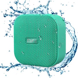 MIFA A1 Green Bluetooth Speaker, IP56 Dustproof, Waterproof, Bath, Compact, Macaron Color, Cute with Wireless Stereo, True Wireless Stereo Function, Stereo Sound for 12 Hours of Continuous Playback,