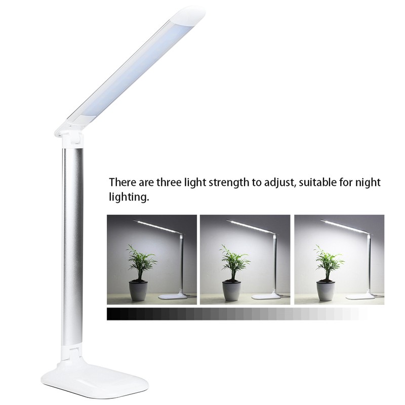 Dimmable LED Table Lamp Foldable Touch LED Desk Lamp for