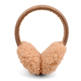 Zeltauto Kids Earmuffs Knit Ear Warmer Winter Warm Plush Ear Muffs for Girls and Boys (Khaki)
