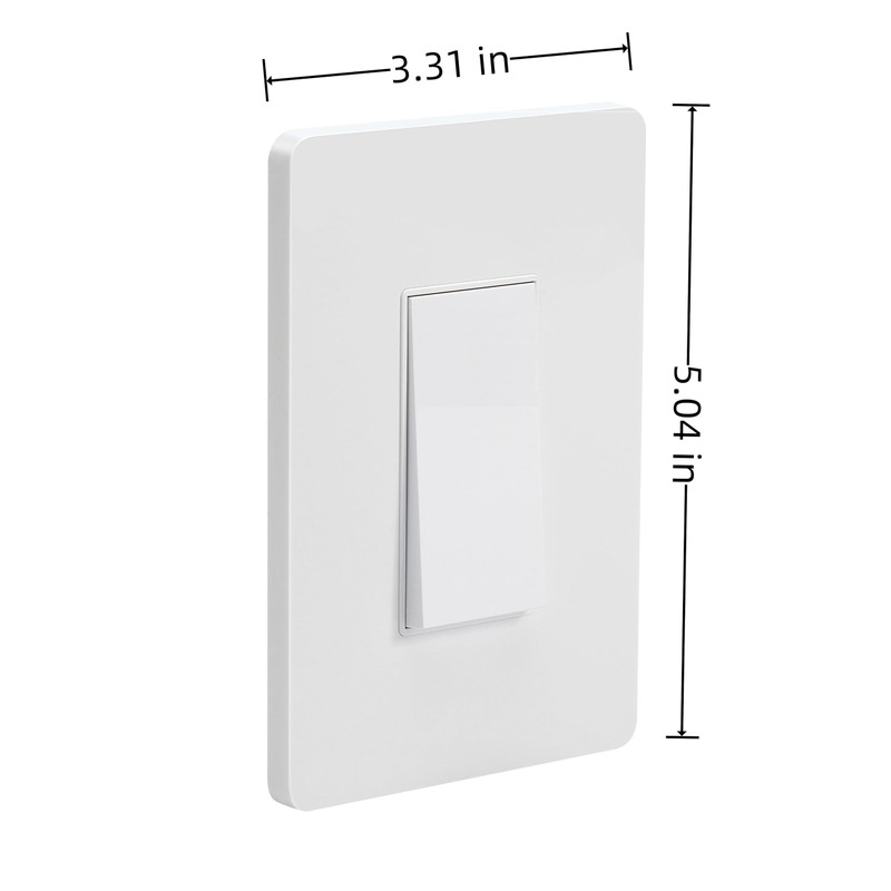Smart Light Switch Without Neutral Wire,WiFi HUB has Compatibility Requirements,Single