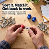 52-Piece Metric & SAE Nut and Bolt Thread Checker Set,