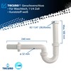 tecuro Odour Trap Drain Fitting Siphon 1 1/4 Inch x