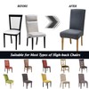 Sueving Dining Chair Covers, High Back Dining Room Chair Covers