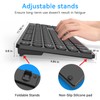 B.FRIENDIT Rechargeable Wireless Keyboard for Mac and Windows, Ultra Slim