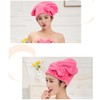 NEEVAS Lovely Bowknot Hair Turban Quickly Dry Hair Hat Towel