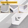 White Waterproof Caulk Strip Tape, Self-Adhesive PVC Sealing Strip for