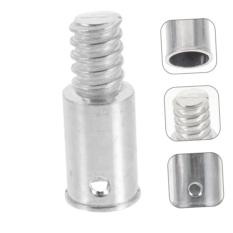 OSALADI Telescopic Rod Suite Connector Threaded Handle Tips Broom Handle