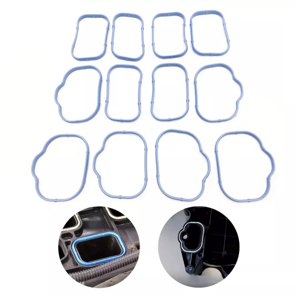 Autofutr 12x Intake Manifold Plenum Lower Upper Gaskets For 2011-2019