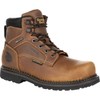 Georgia Boot Mens Giant Revamp Brn 6" Work, Brown, 9