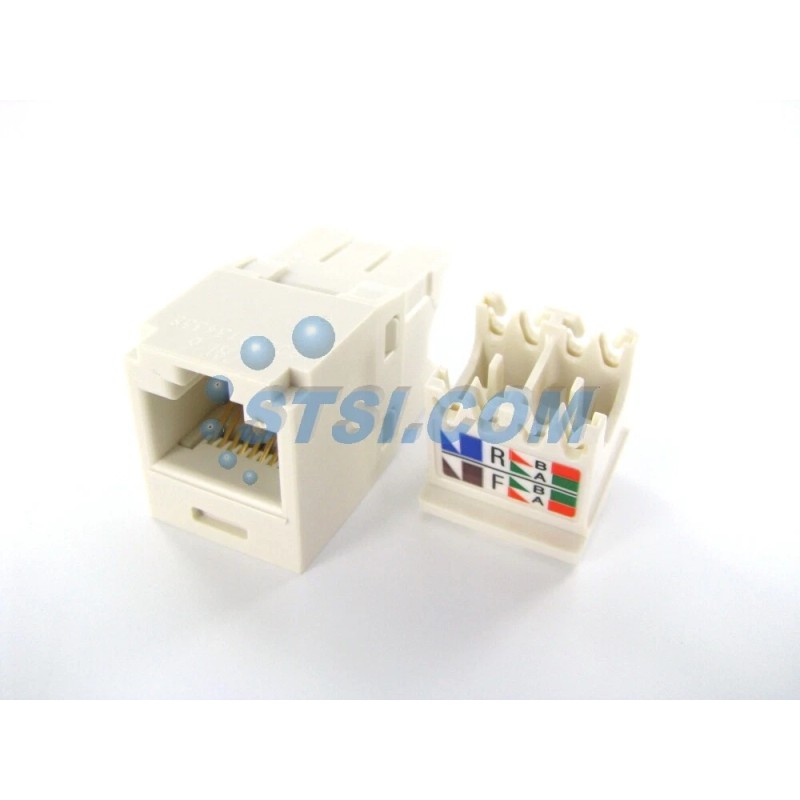 Panduit GENIUNE Panduit CJ688TGIW Cat6 Mini-Com Jack Module, Off-White ~STSI