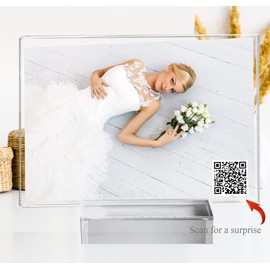 Tina&Co Photo Prints Canvas Prints with Your Photos Acrylic Custom Photo Prints Gifts for Family, Wedding, Friends, Home Office Decoration Acrylic board 4x6 6x8 inch