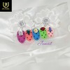 Woobi Girl Handmade Nail Tips - Long Round Square /