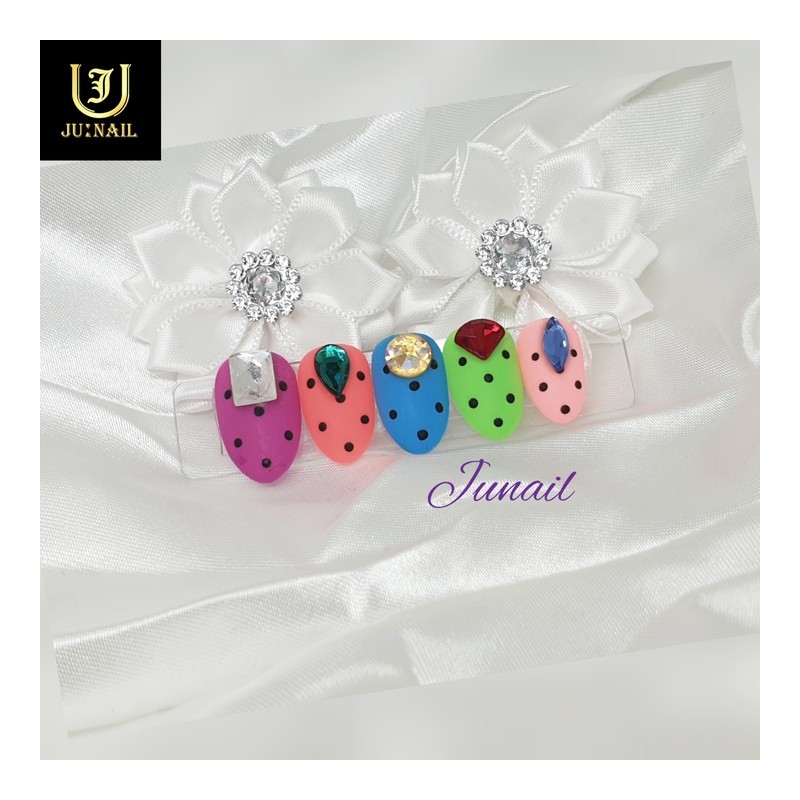 Woobi Girl Handmade Nail Tips - Long Round Square /