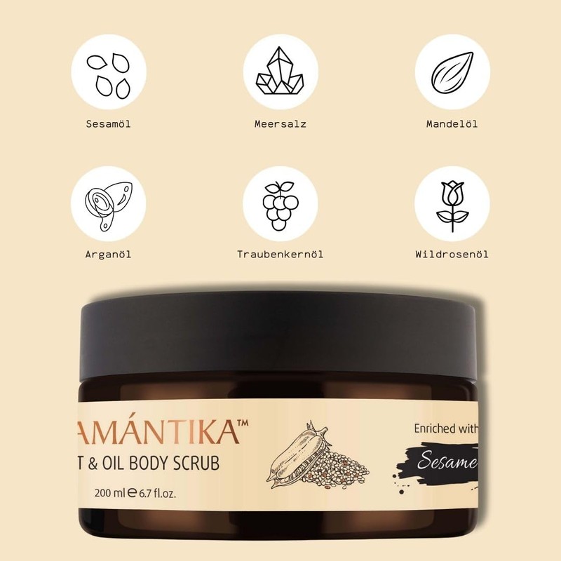 SEAMANTIKA - Mineral Facial Scrub with Apricot Kernels - Gentle