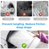 8 Pieces Mesh Laundry Bags with Zip 40x30cm Small Washing