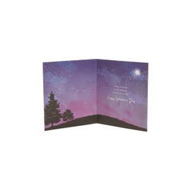 UK Greetings Valentine's Day Card For Wife - Starry Night Design