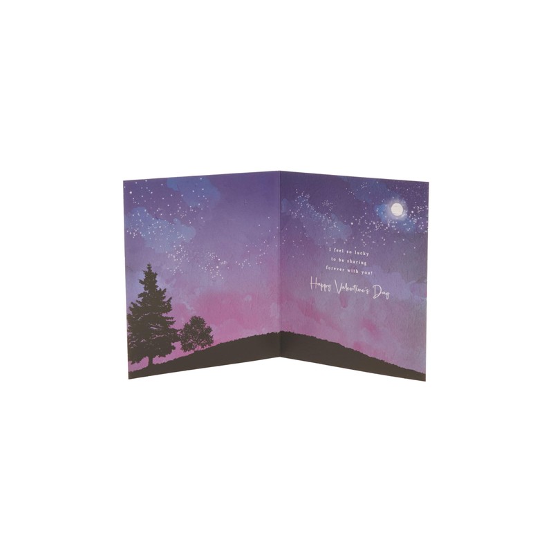 UK Greetings Valentine's Day Card For Wife - Starry Night