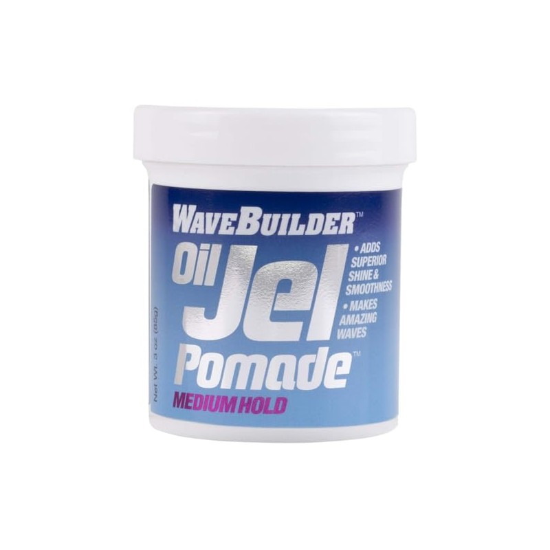 WAVEBUILDER Oil Jel Pomade Medium Hold, 3.5 OZ