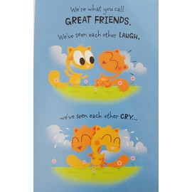 We're what you call Great Friends - Heard each other Fart - Funny/Humor Happy Birthday Greeting Card for Friend - BFF Friendship