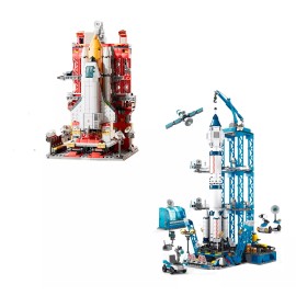 Maíz Cohete Armable 3d Bloques Construcción Rompezabezas