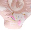 Children Swimming Circle Pink Little Horse Inflatable Sunshade Pool Float
