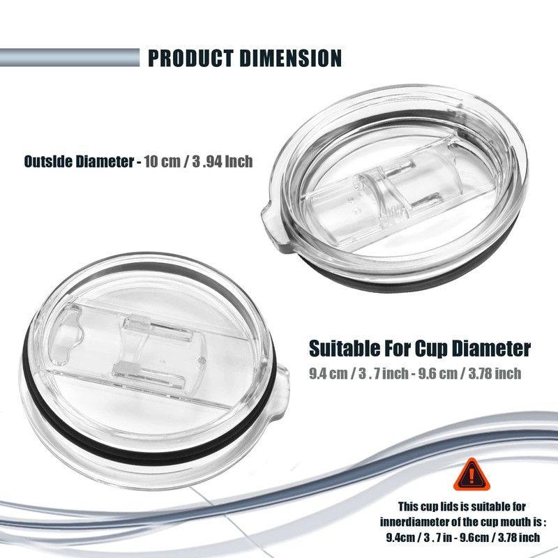 Tumbler Lids Spillproof for 20oz 30oz Yeti and More Cooler