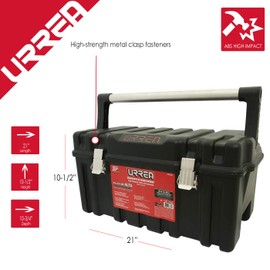 Plastic Tool Box, 21"L x 10-5/16"W x 10-1/2"H