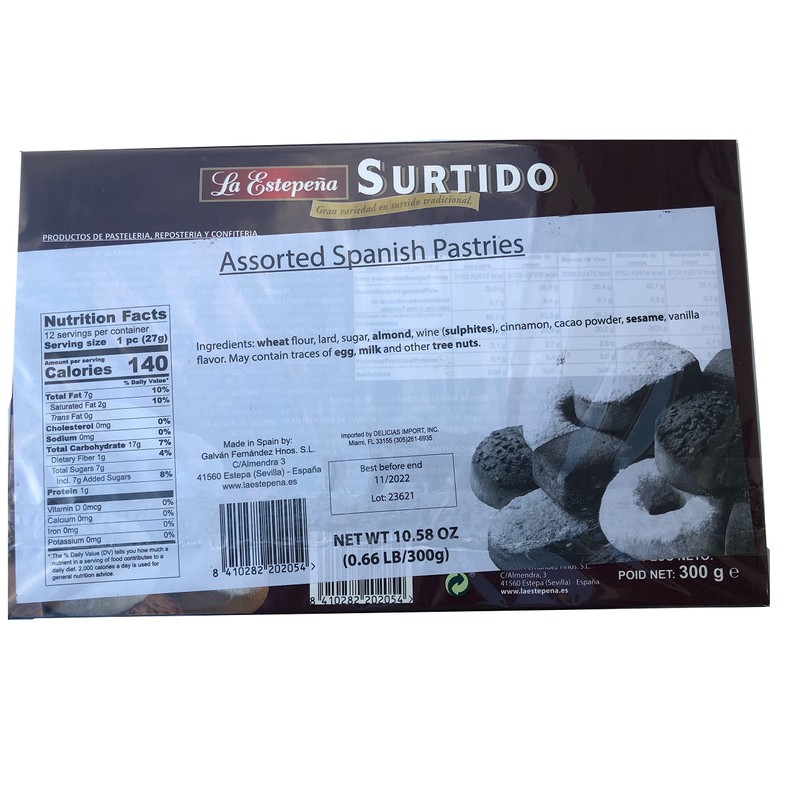 La Estepena. Surtido. Assortment. 300g (10.58oz)