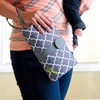 JJ Cole Diaper Changing Clutch, Stone Arbor