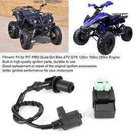 Austausch der Zündspule + CDI-Box-Modul Passend für PIT PRO Quad Dirt Bike ATV GY6 125ccm 150ccm 250ccm Motor