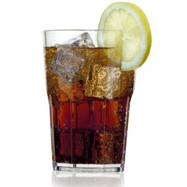 AIOS Avenue's Set of 6 Unbreakable Polycarbonate Octagon Shaped Tumblers. Capacity 420ml/14oz