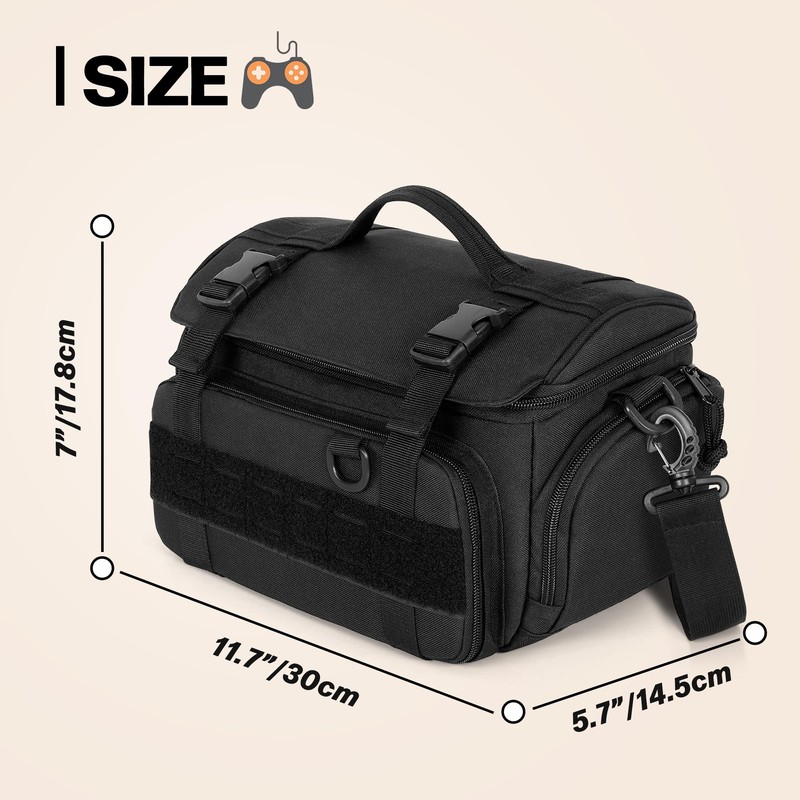 PGmoon Travel Bag Compatible with Steam Deck (OLED)/ Legion Go