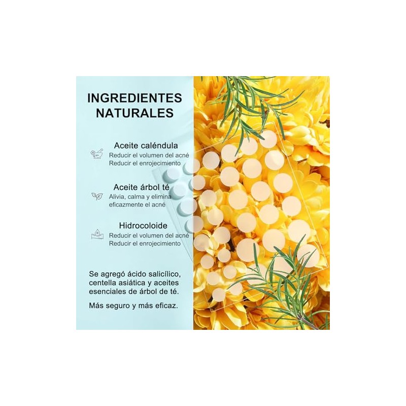 Pimple Patches 720 Parches, Parches para Acne Hidrocoloides, 2 Tamaos