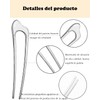 8 Piezas Horquillas para cabello mujer,french pin,french hair pin,Una horquilla