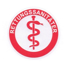 2 Rescue Service Fire Brigade Helmet Sticker Askulapstab Text Rescue Sanitäter