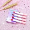 Lápiz Labial Suave, 4 Juegos De Humectantes Y Brillo Labial