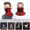 Old Grunge Albania Flag Neck Gator Warmer Windproof Face Cover