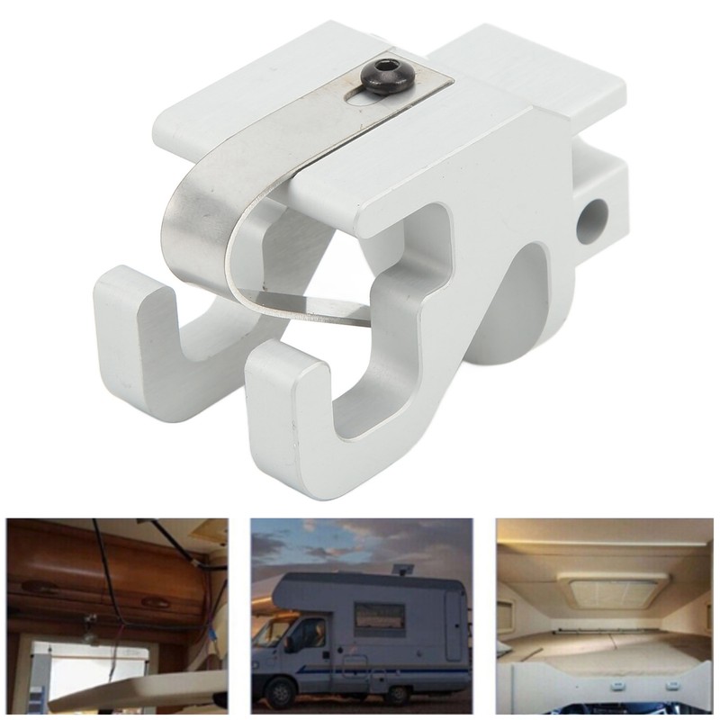 RV Awning Lower Rafter Claw Heavy Duty Satin Aluminium Fit