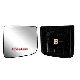 Replacement Door Side Passenger Right Side Lower Convex Mirror Glass Heated With Back Plate Fit Peterbilt 576 579 587