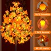 4 FT Fall Tree with Lights Autumn Decor 63 LED