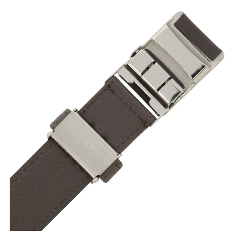 Ducks DB24760 Men's Genuine Leather Belt, Made in Japan, Buckle