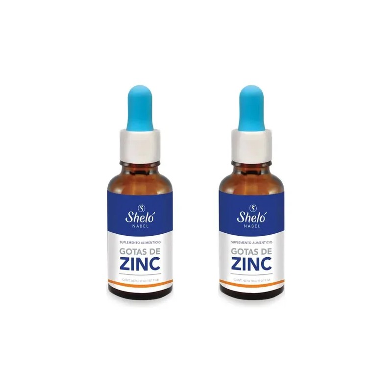 Gotas Zinc Vitamina C Sheló Nabel 2 Pack Fortalece Defensa