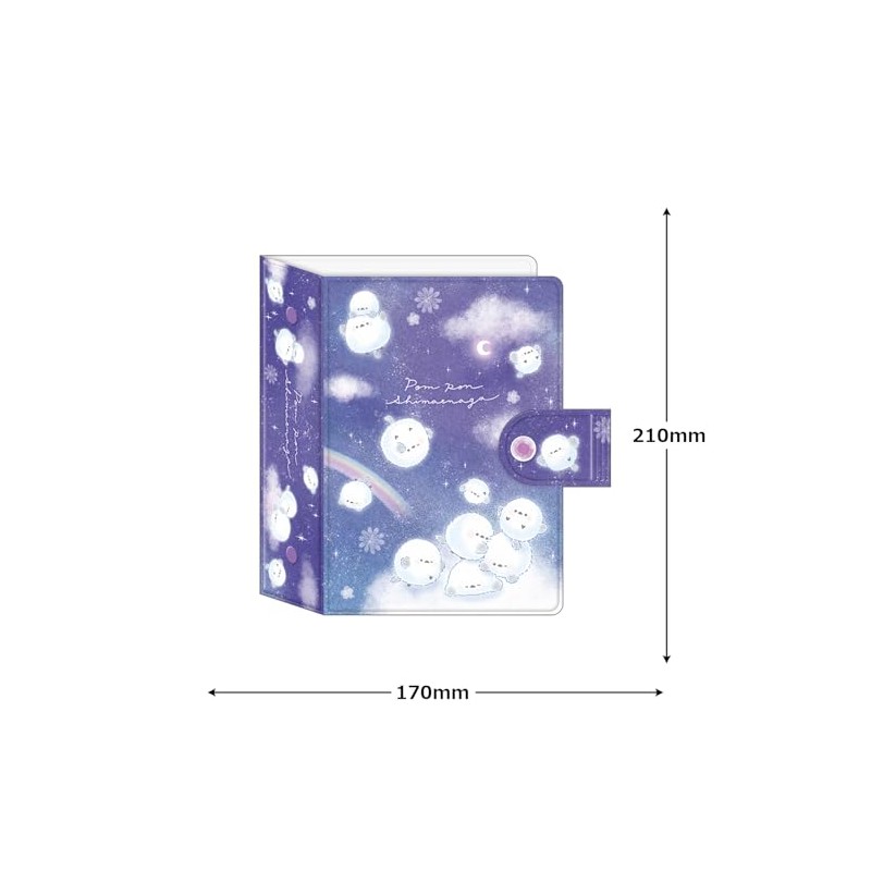 Kamio Japan 228241 Seal Binder Book, Poppon Sima-taga