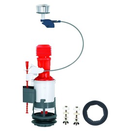 Wirquin 10120446 Jolly Dual Flush Cistern Valve - Multicoloured, dual flush mechanism